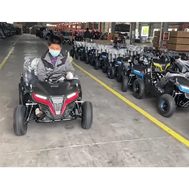 Фото Детский внедорожный картинг Custom Red Baja, новый дизайн с высоким крутящим моментом и стабильной мощностью для детских гонок по бездорожью. №5