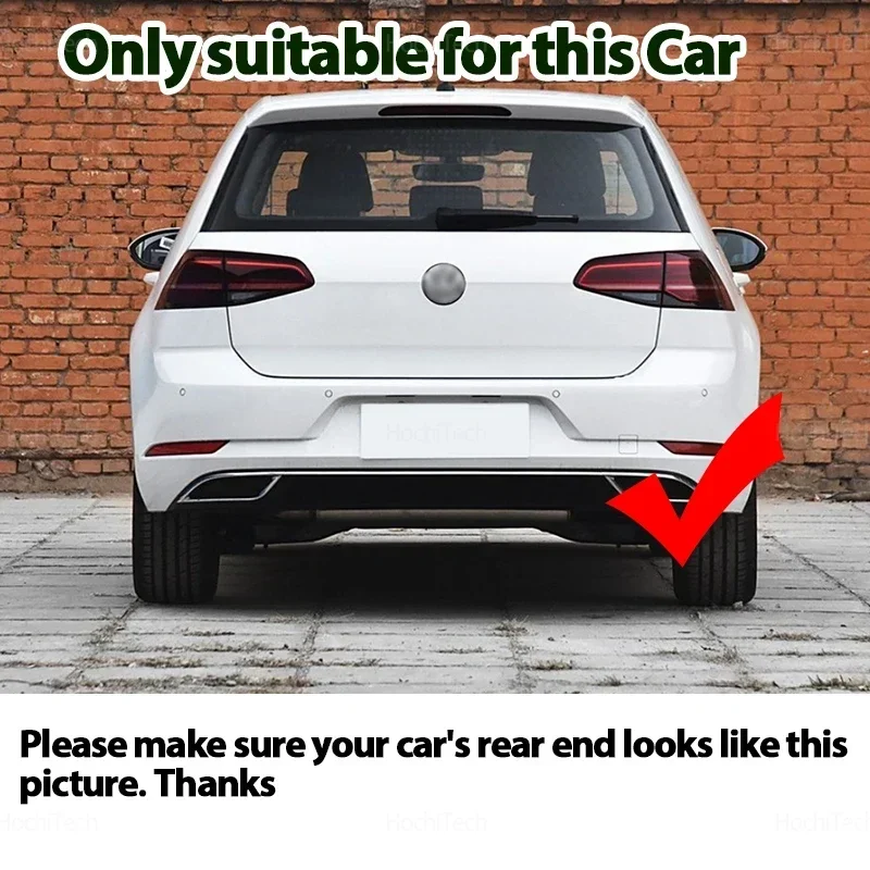 Для Volkswagen VW Golf MK7 MK7.5 R-line 2013-2019 заднее окно крыша автомобильный спойлер крылья ABS