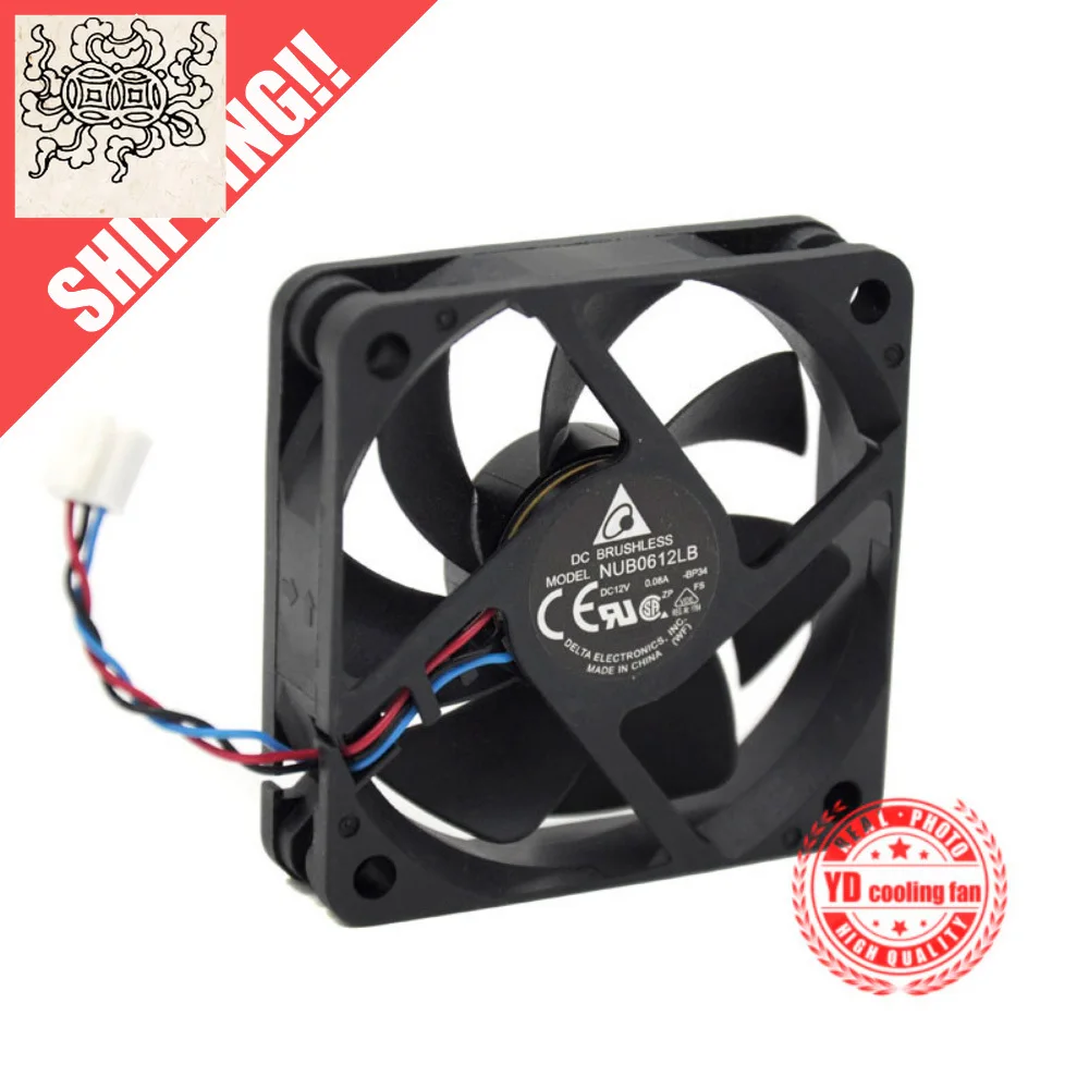 JFG для DELTA NUB0612LB 6015 12 В 0,08 А 6 см бесшумный охлаждающий вентилятор (art.: 3920d3bbdd25f) - 3920d3bbdd25f