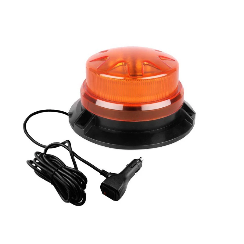 

Strobe Lamp Magnetic Base Emergency Police Light Traffic Flashing Warning Light for Construction Vehicles School Bus Equipment
