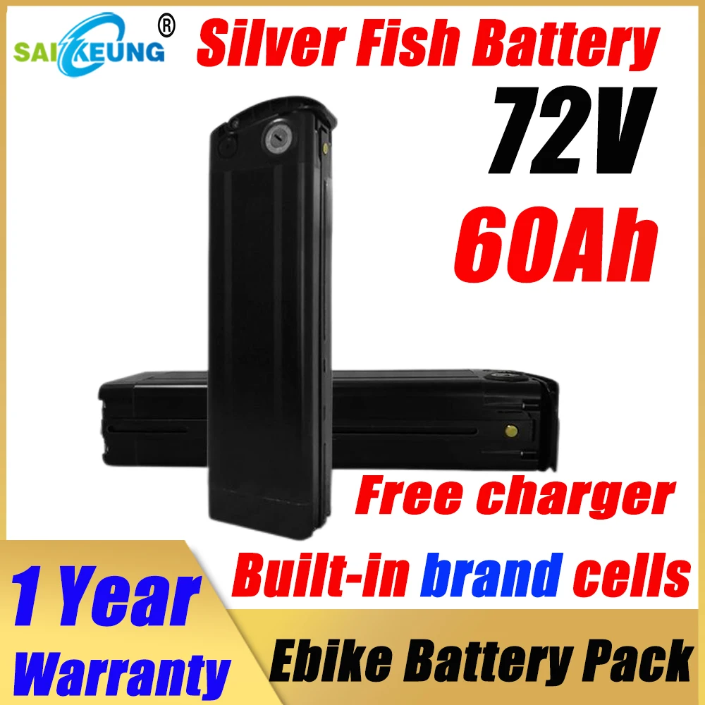 Аккумулятор литиевый 72 в 50 60 Ач 18650, 52/36/60/48 В, 500-3000 Вт, 20/30/40 Ач Аккумулятор литиевый 72 в 50 60 Ач 18650, 52/36/60/48 В, 500-3000 Вт, 20/30/40 Ач