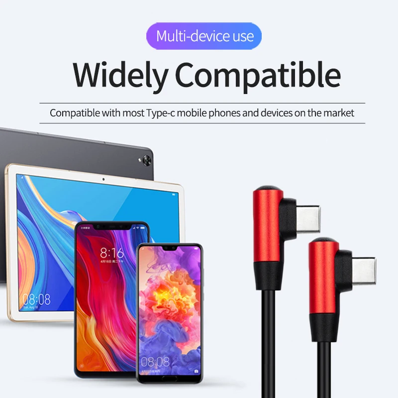 Кабель с разъемами USB Type-c и (папа) 20 В 3 А 60 Вт