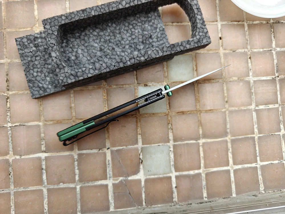 Нож Good Foam Bugout 534 с алюминиевой рукоятью, шарикоподшипниками, лезвием Mark MagnaCut, карманный EDC-инструмент для кемпинга, охоты, кухни, походов, универсальный нож (art.: 3920db34cb699) - 3920db34cb699