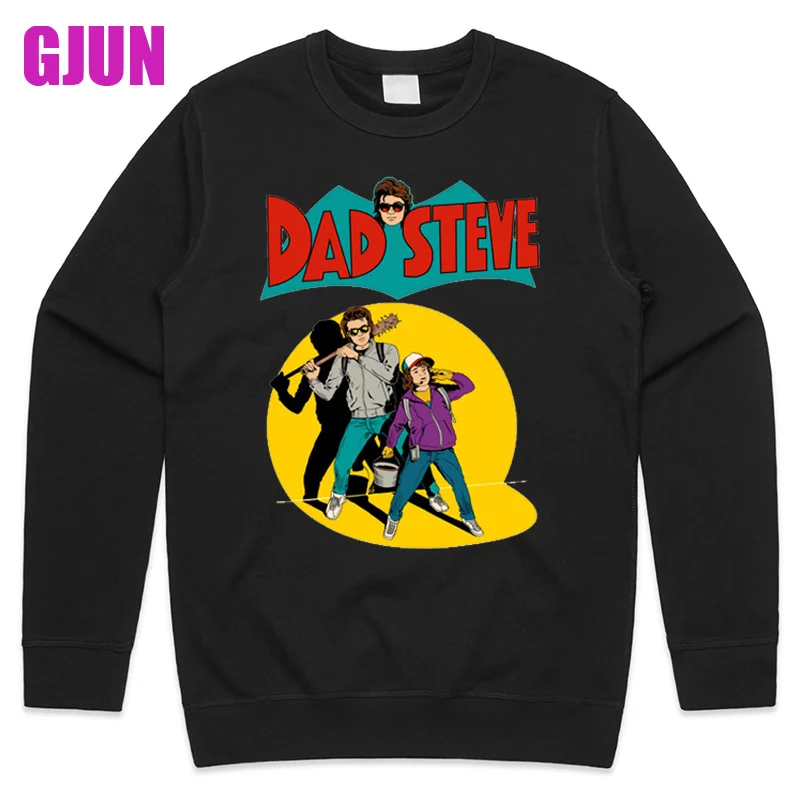 

Stranger Things Dad Steve Sweatshirts for Women Men Streetwear Vintage Hoodies Unisex Fashion Fans Pullovers Loose Cotton Tops