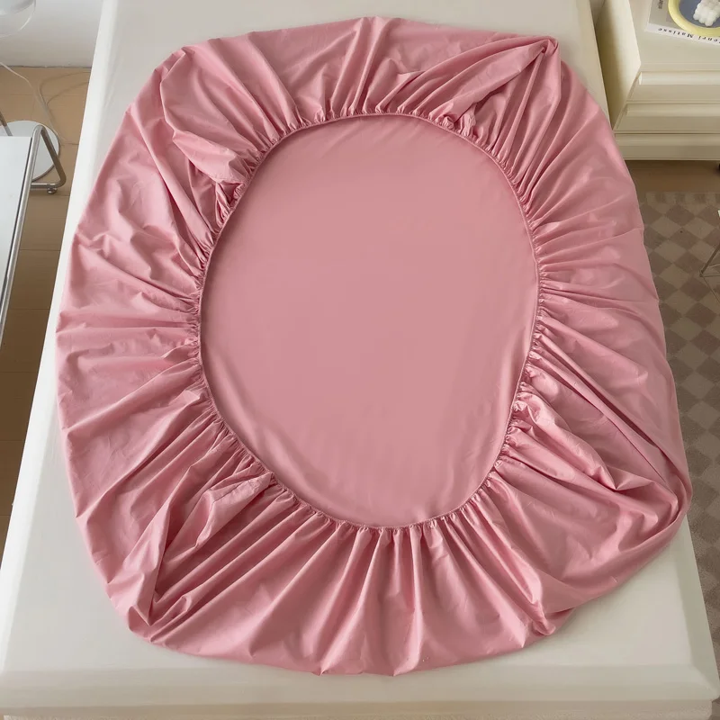 Простыня из хлопка Dreamreal 400TC однотонная