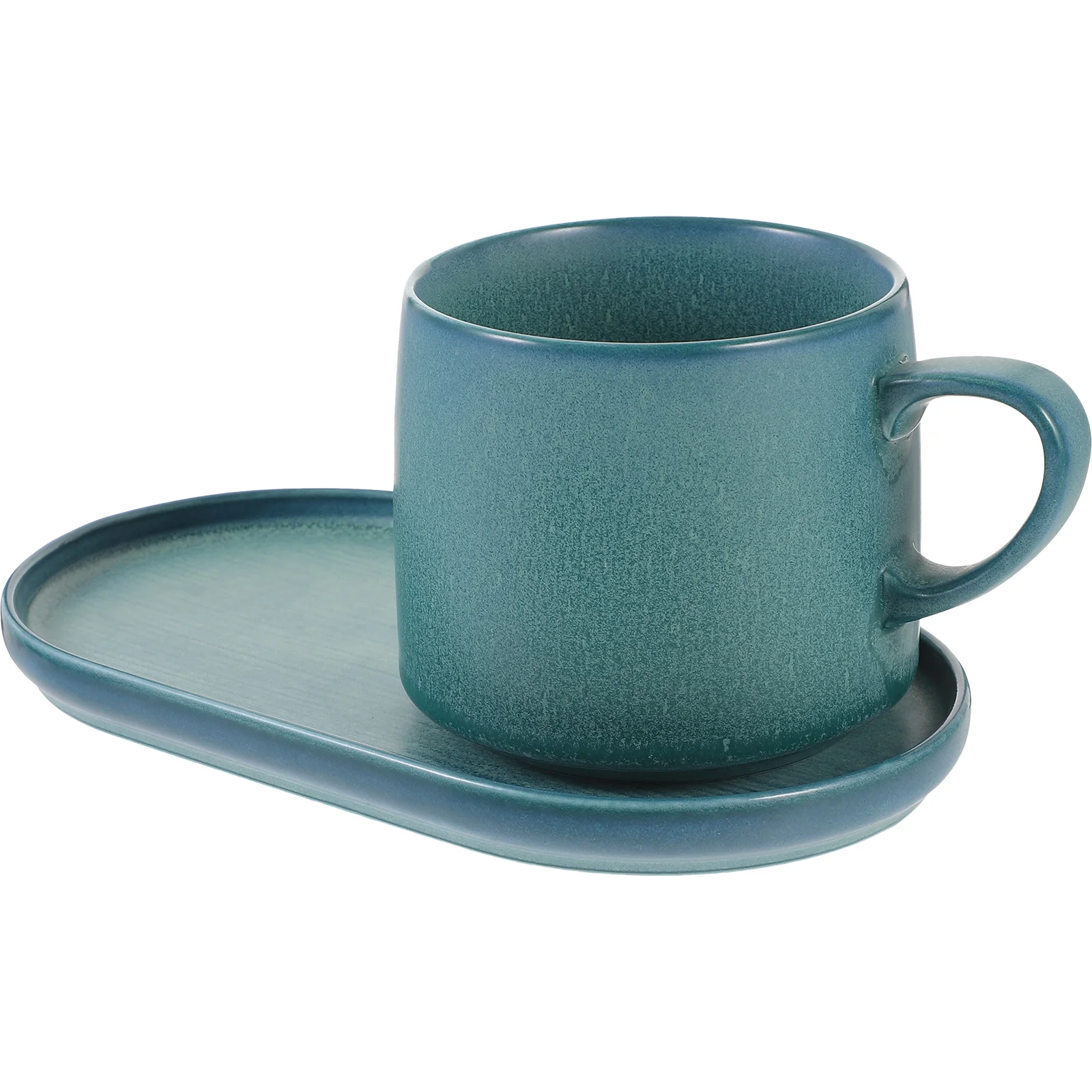 

Small Milk Mug Breakfast Coffee Cup Mugs Desktop Ceramic With Saucer Water Drinking Cutlery