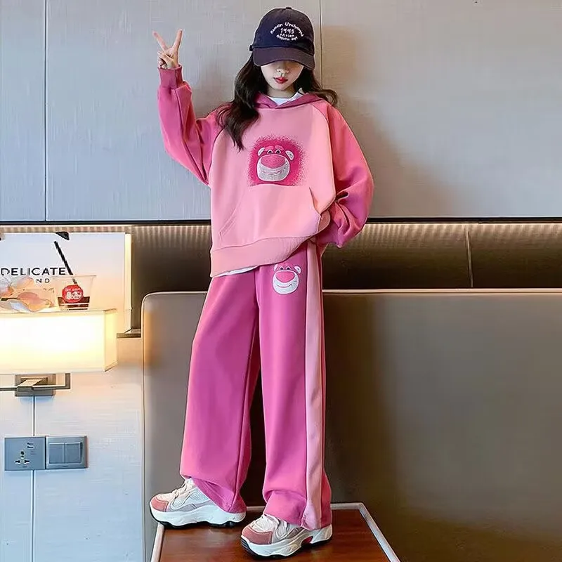 Детский Комплект Disney Lotso Повседневная Толстовка С Капюшоном Из Хлопка И