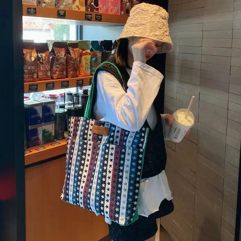 

Original Brand Women's Elegant Large-capacity Tote Bag Trendy College Student Shoulder Handbag Fashion Multi-purpose MumPockage