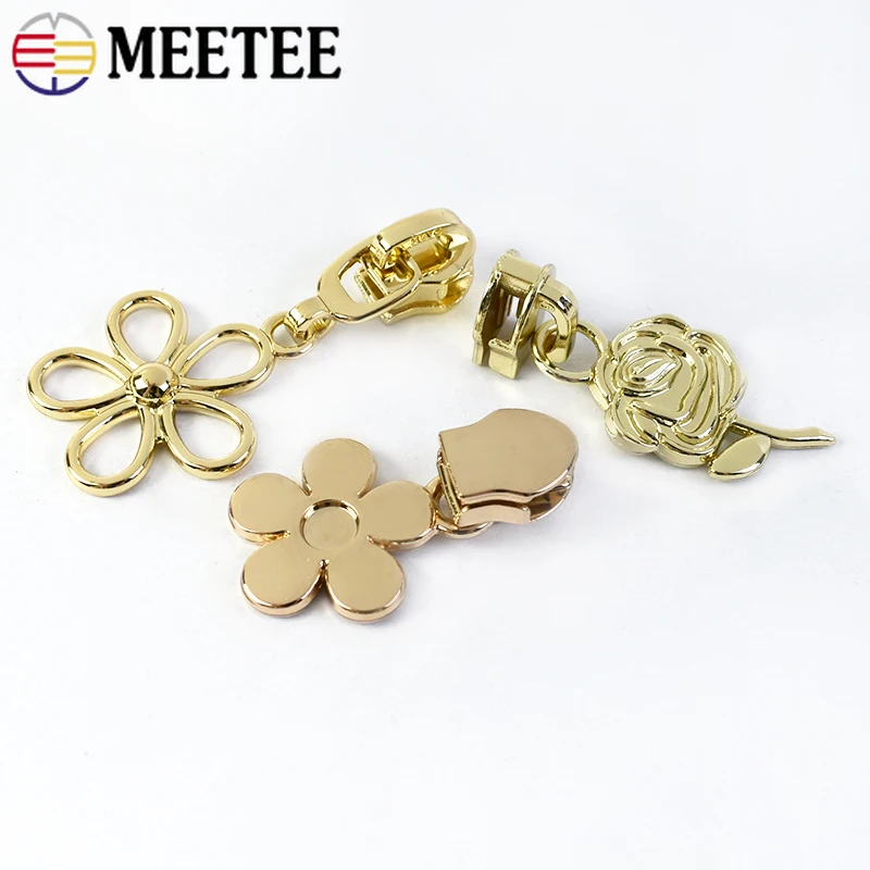 5/10/20 шт. 5 # Meetee молния закрытие слайдер для молнии Одежда сумка съемник головка Zip