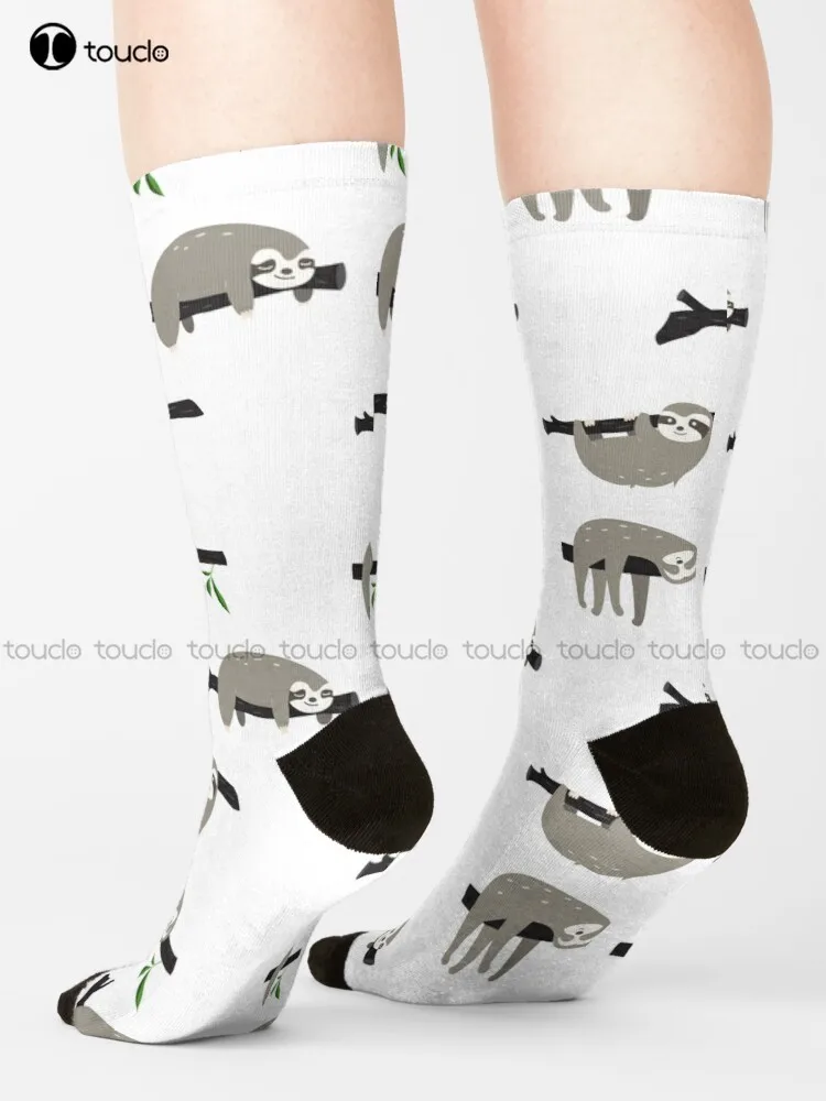 

Sloths Socks Women Socks Personalized Custom Unisex Adult Teen Youth Socks 360° Digital Print Hd High Quality Harajuku Gift Art