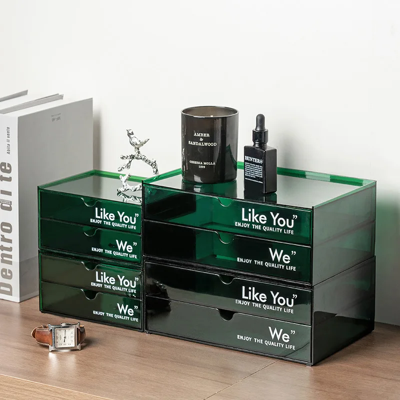 

Двухслойная коробка для хранения ювелирных изделий, ароматерапии, составной, для спальни, гостиной, настольные украшения, стойка-органайзер для различных предметов