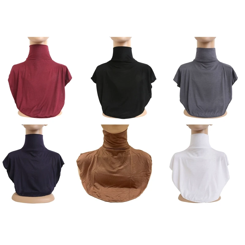 

Ложная водолазка с воротником-стойкой, воротник с коротким рукавом для женщин, водолазка с ложным воротником