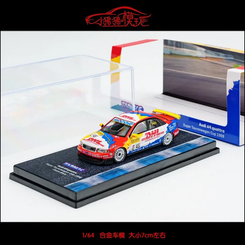 Фото Модель гоночного автомобиля TW Tarmac Works 1:64 Audi A4 Quattro Cup 1998 из литого под давлением сплава, коллекционные модели для взрослых, праздничные подарки, игрушки для мальчиков. №5