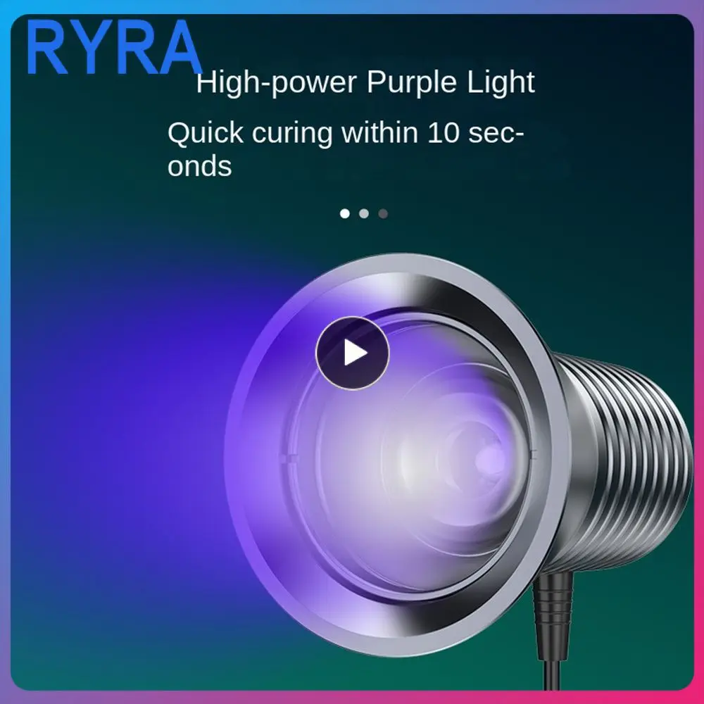 

Led Mobile Phone Repair Silicone Aluminum Alloy Uv Lamp Green Oil Curing High-power Curing Maintenance Lamp Tools Purple Lamp