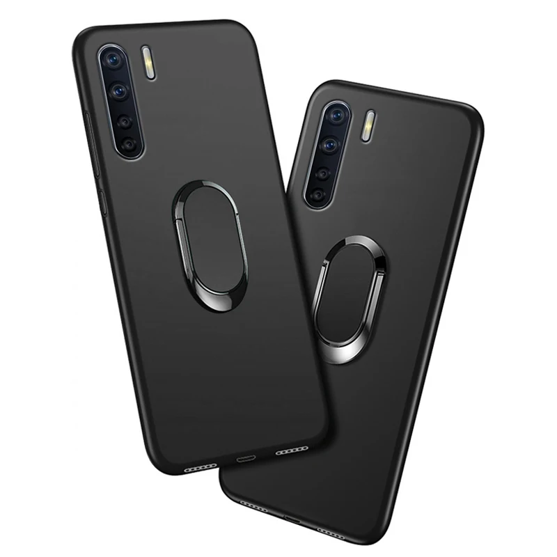 Чехол для телефона OPPO A91 Global чехол 8GB 128GB 6,4 Inch Black Finger кольцо мягкое Силиконовое Coque для OPPO A91 Cover