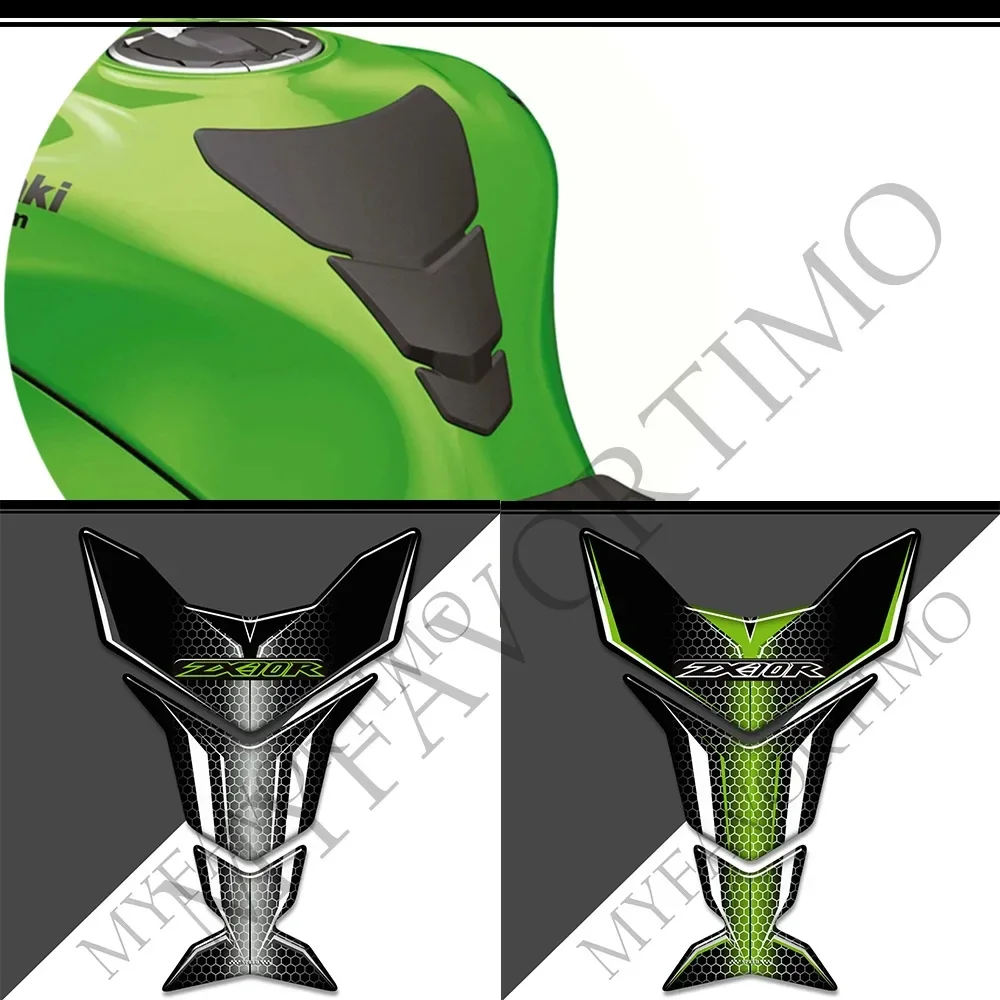 Для Kawasaki Ninja ZX-10R ZX10R ZX 10R наклейки протектор бака Pad газовое топливо масло комплект