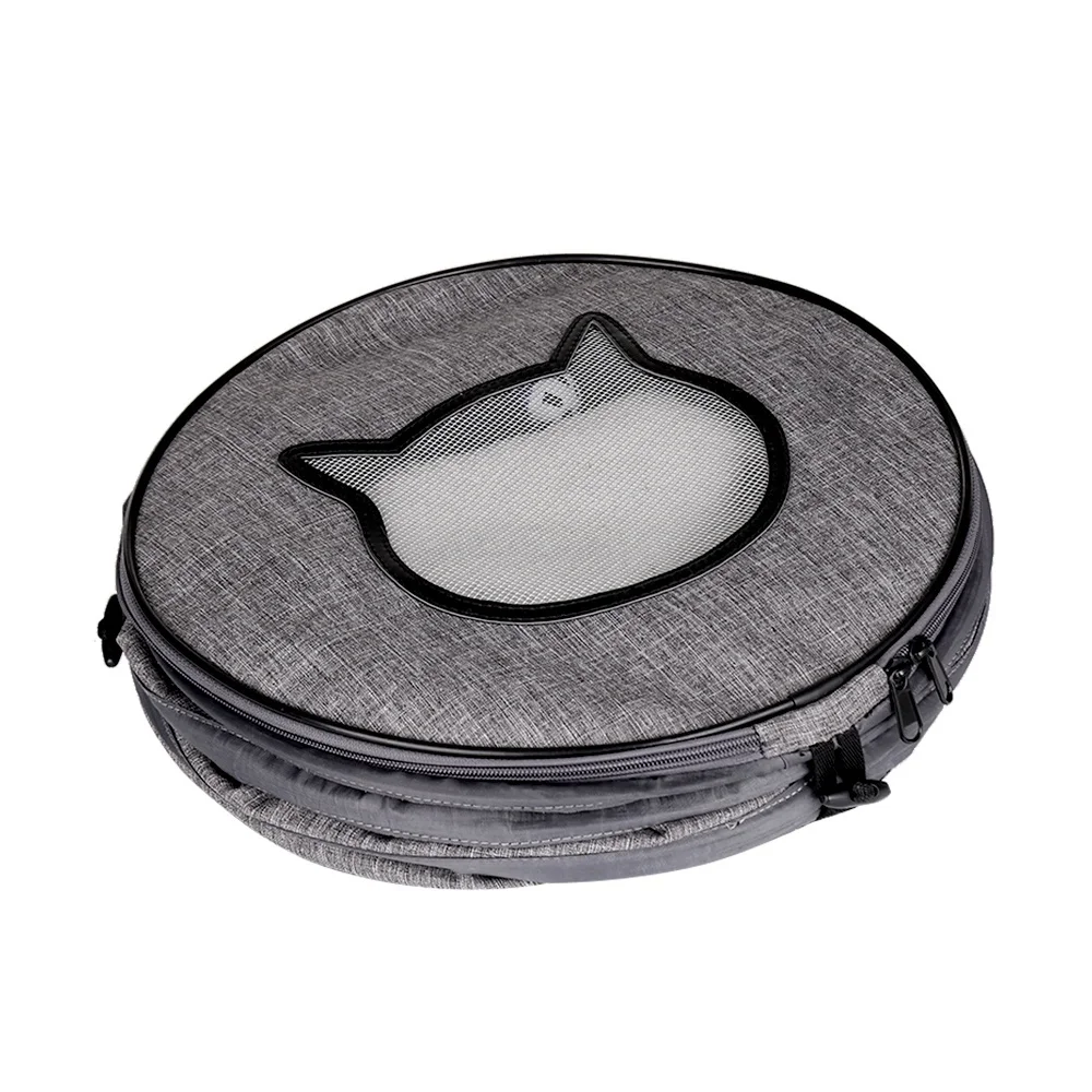 

Multifunctional Cat Carrier Portable Bed Collapsible Cat Tunnel With Changeable Shapes Mat Toys Docamor Foldable Pet Carrier