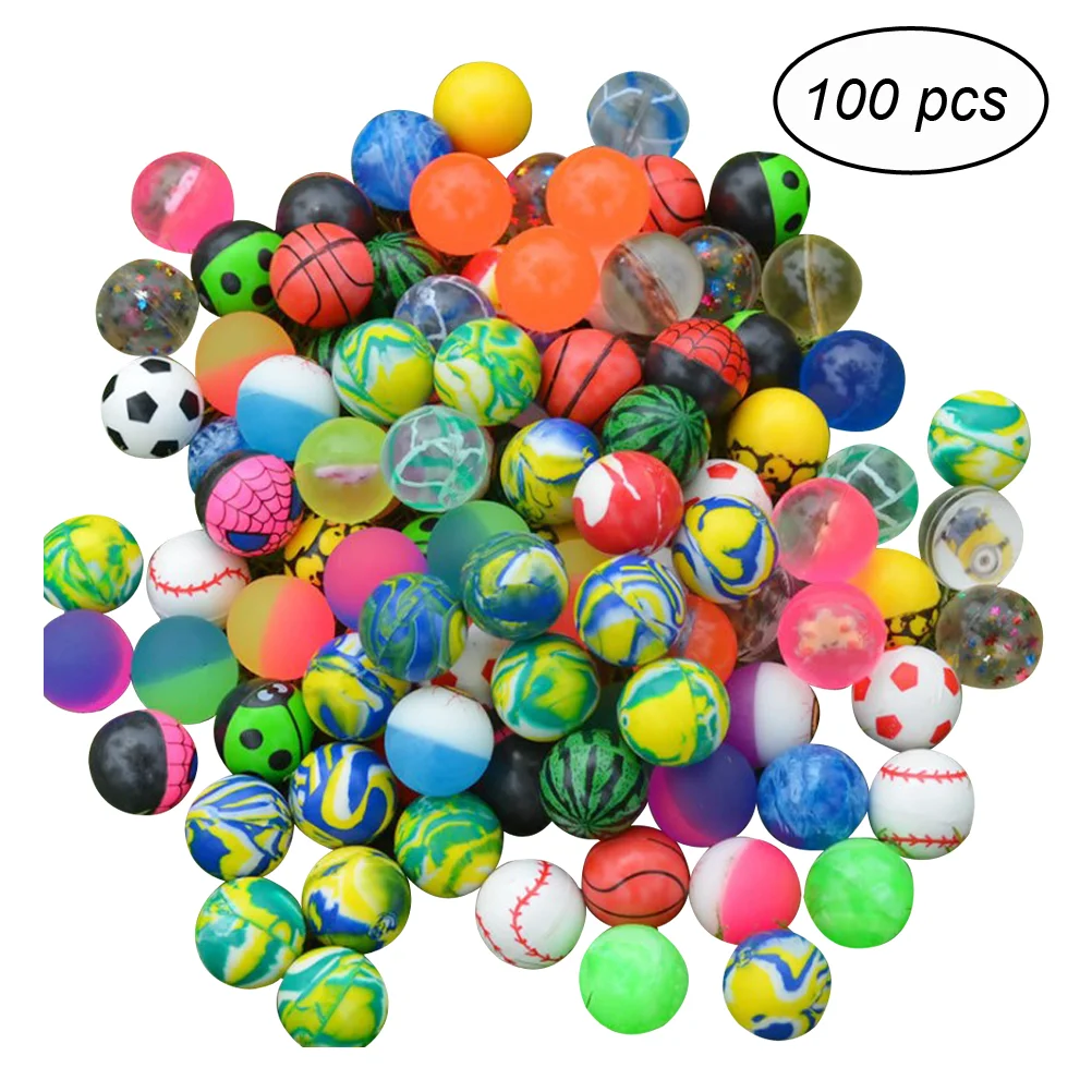 

100pcs Bounce Bouncy Jet Balls Children Kids Party Favor Gift