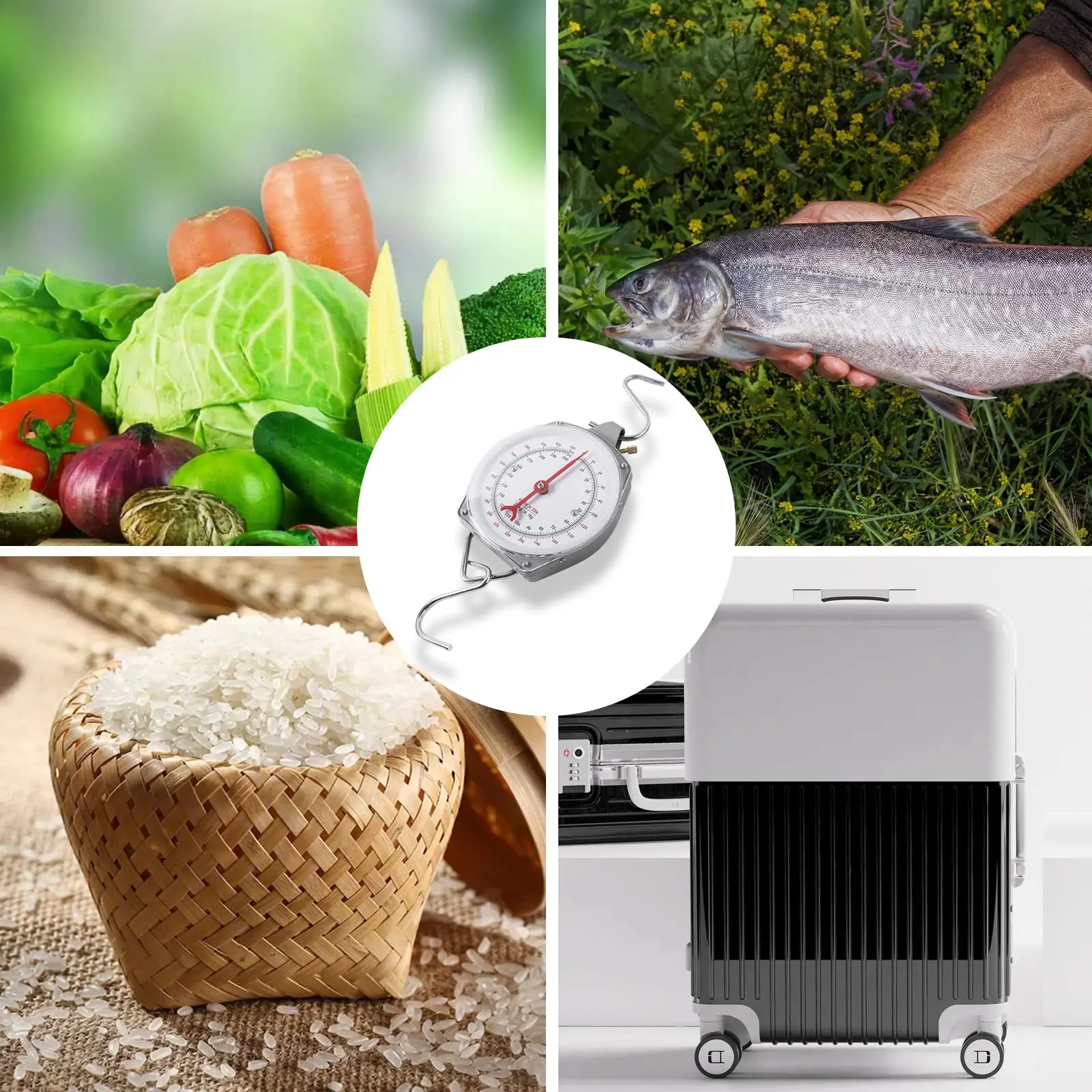 Механические подвесные весы Goture высокоточный безмен для кухни рыбалки охоты 200