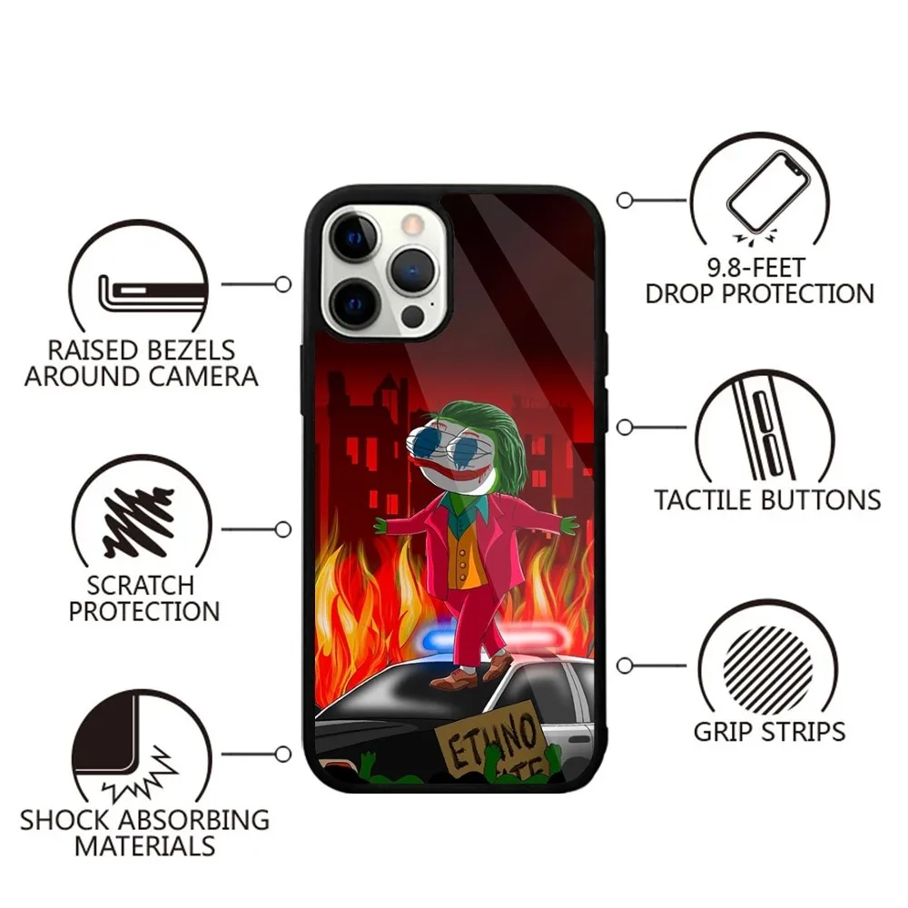 Забавный чехол для телефона P-Pepe Frog Sad iPhone 15 14 13 12 11 Plus Pro Max Mini Magsafe магнитная