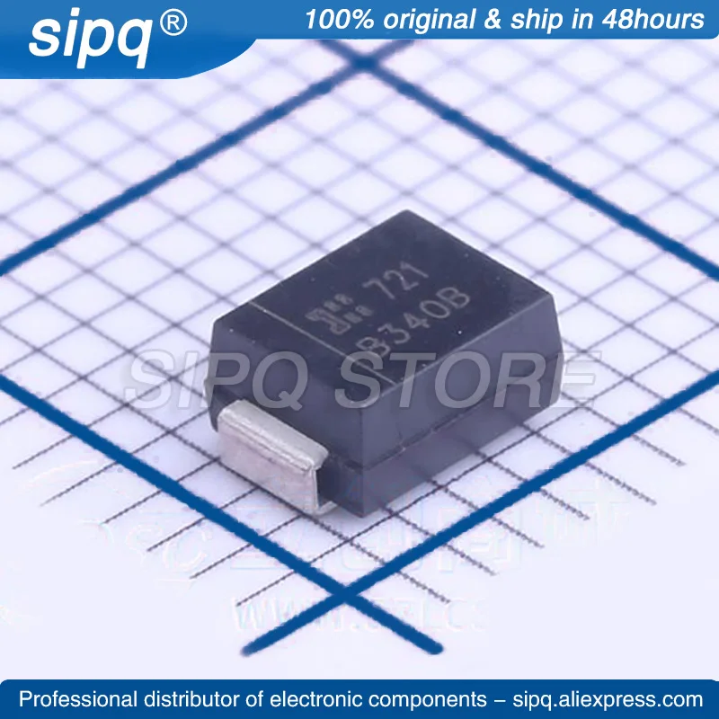 10 шт./партия B340B-13-F B340B SMB(DO-214AA), абсолютно новый и оригинальный товар