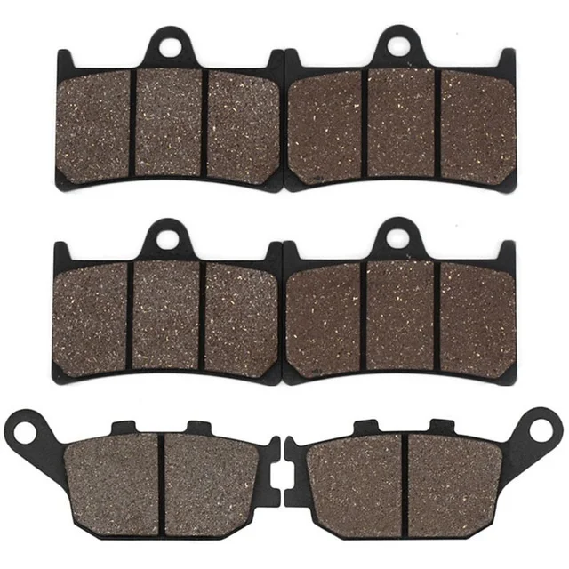 Motorcycle Front Rear Brake Pads Compatible with Yamaha FZ6 FZ8 Fazer 8 YZF600 R6 YZF R6S Naked FZ1 Fazer FZS 1000 YZF R1 MT07