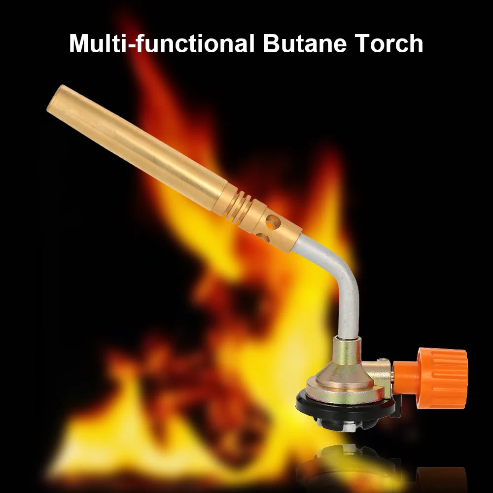 

Outdoor Versatile Butane Burner Solder Blower Welding BBQ Torch Culinary Lighter Gas Flame Blower for Kitchen Camping