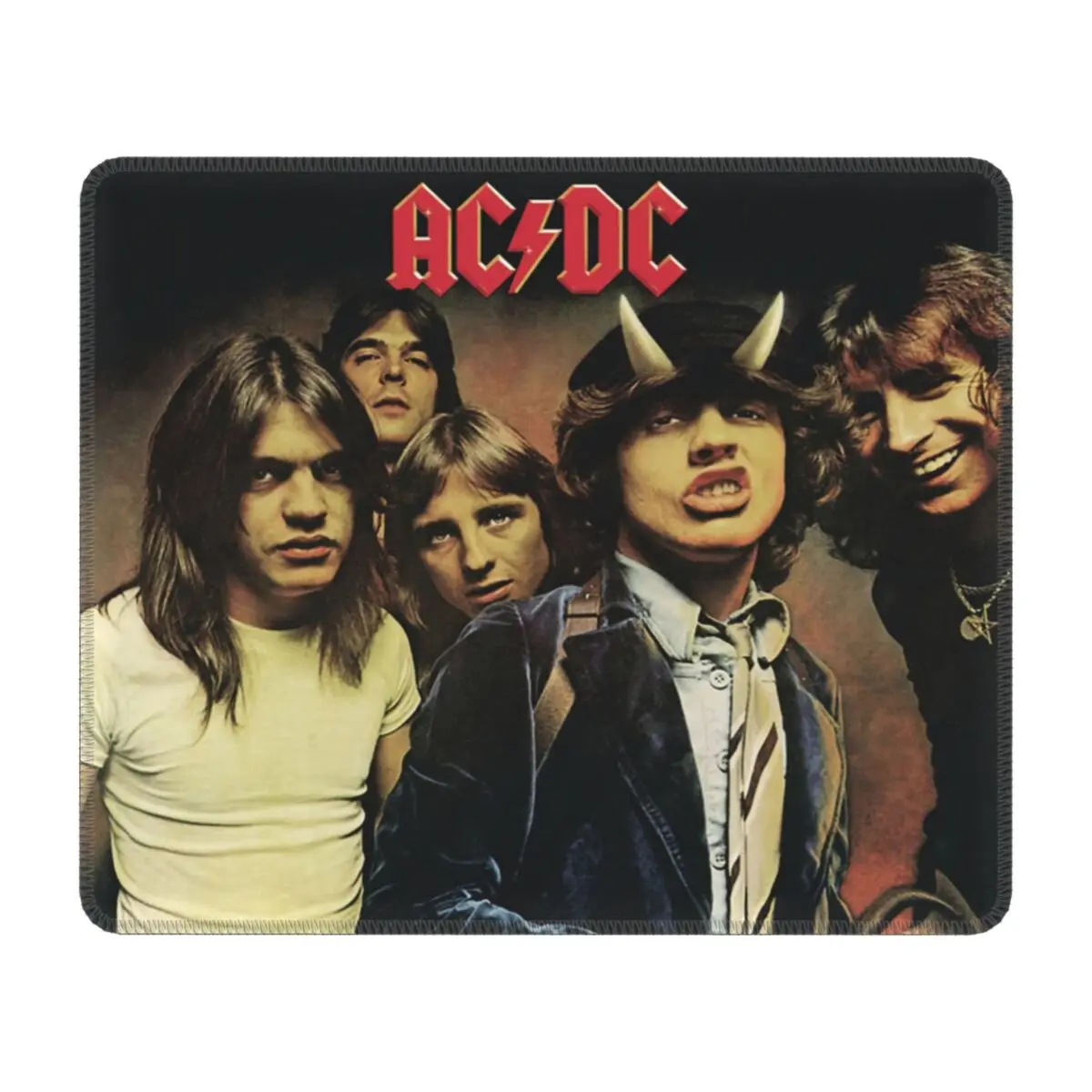 

Personalized Design PC Gaming Mouse Pad Highway To Hell By AC DC Album Cover Mousepad Office Desk Australian Rock Band Mat