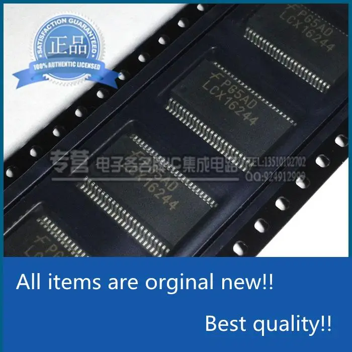 

10pcs orginal new 74LCX16244MEAX silk screen LCX16244 thick foot patch SSOP-48