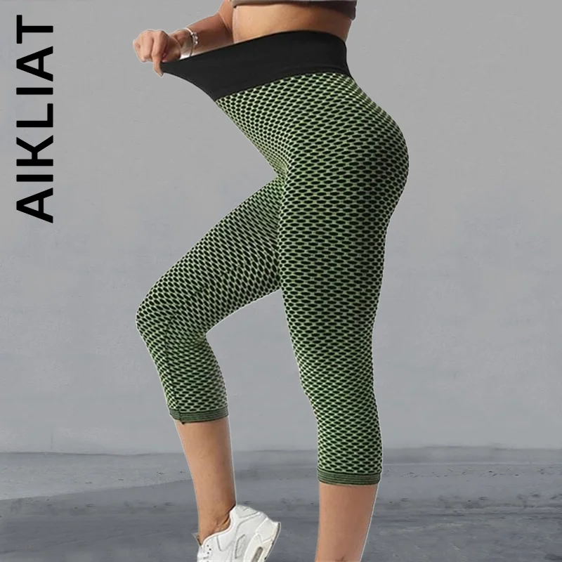 

Aikliat Fashion Seamless Women High Waist Push Up Yoga Pants Tights Scrunch Clothing Sporty Fitness Female Yoga Pants Women