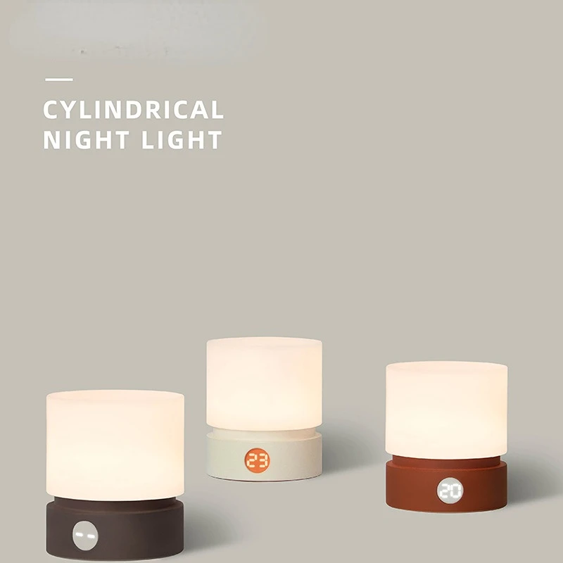 

LED Night Light Bedside Lamp Bedroom Nursery Room USB Rechargeable Small Table Lamp Limitless Dimmable LED Bedside Night Light