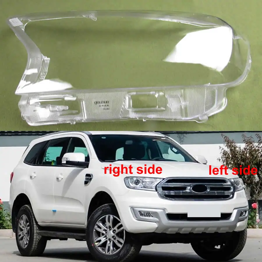 

For JMC Ford Everest 2016-2020 Car Accessories Headlight Cover Shade Headlamp Shell Transparent Lampshade Case Lens Plexiglass