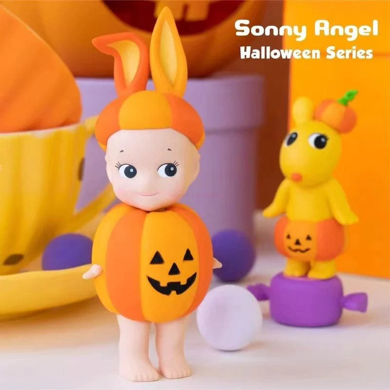 

Sonny Angel Blind Box Halloween Series Anime Figure Caja Ciega Mystery Box Cute Model Doll Decor Collectible Surprise Gift