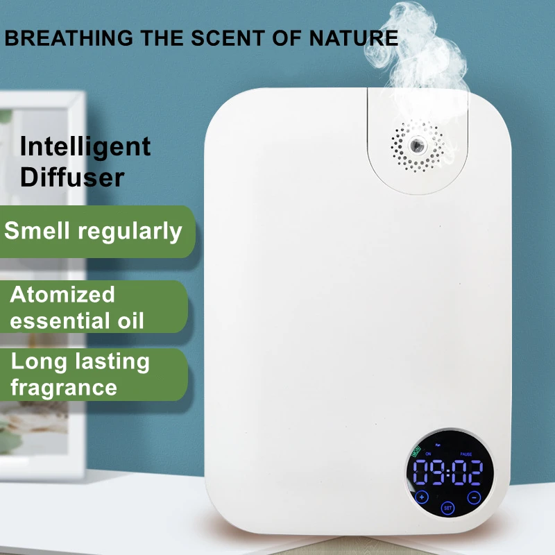 Fragrance Diffuser Negative Ion Air Purifier Essential Oil Air Ionizer with Timer Funciton and LCD Display for Home office hotel
