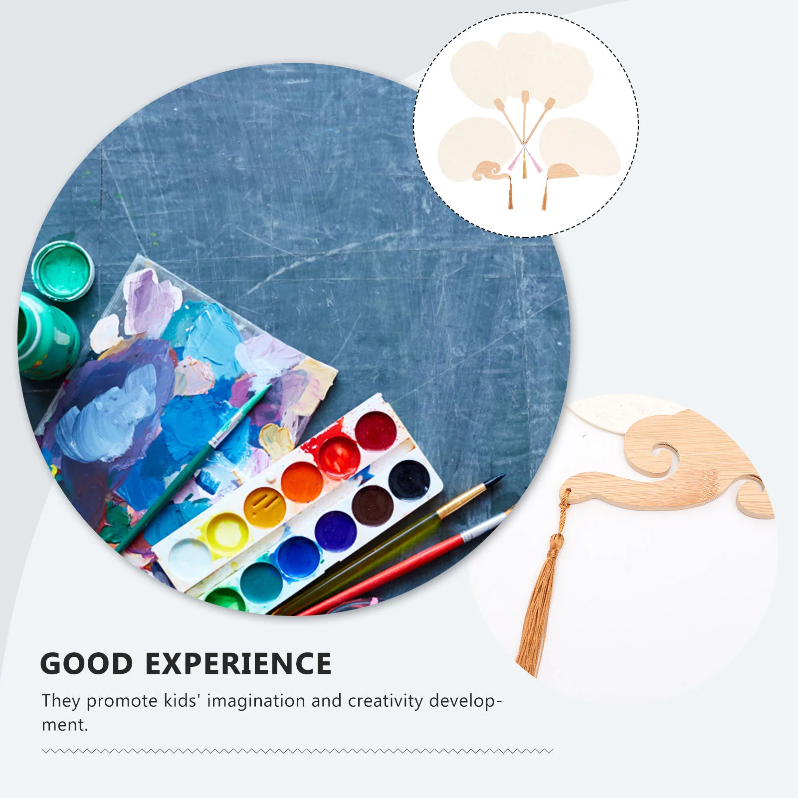 5 шт. Uchiwa фанат изготовления забавных граффити фанаты DIY пустая ручная работа