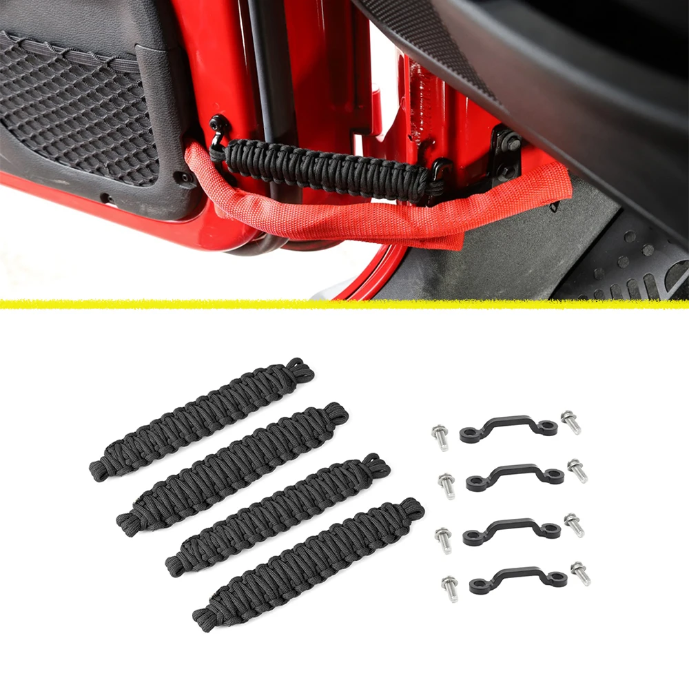 Ремешок для дверных ворот стопор Wrangler JK JL Gladiator JT 2007-2023 2/4-дверные аксессуары