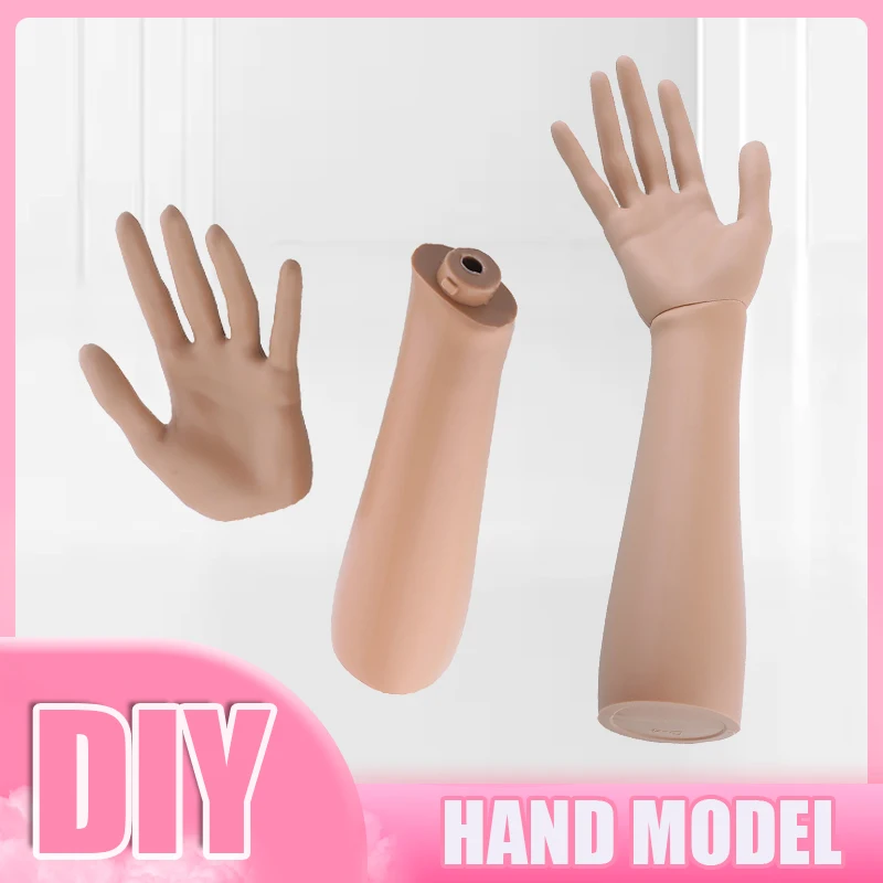 

Female Right Hand Mannequin Arm Display Base 36cm Jewelry Watch Gloves Display Stand Holder Model DIY Accessories Display Holder