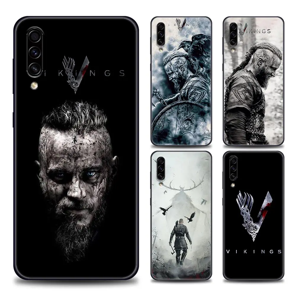 

Cool Vikings TV Series Axe Phone Case For Samsung Galaxy A50 A30s A20e A40 A10 A70 A9 A7 2018 A20 A50s Cases Soft Tpu Back Cover