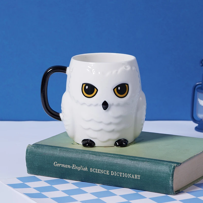 MINISO натуральная Гарри Поттер Kawaii 430 мл керамическая чашка Hedwig аниме мультфильм