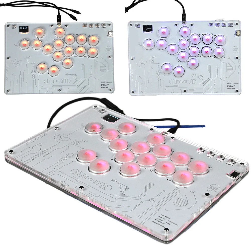 Универсальная игровая клавиатура с пользовательскими функциями RGB и