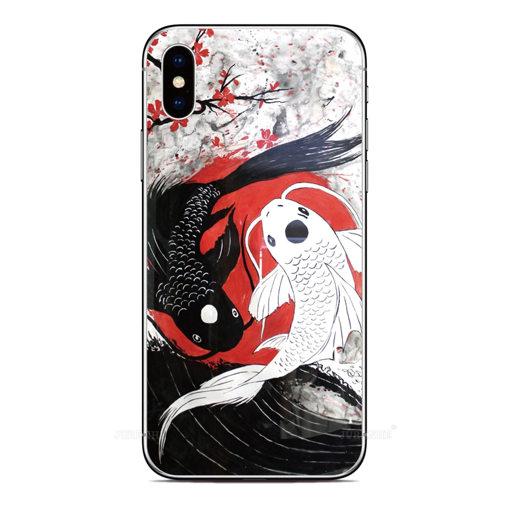 Японский чехол для телефона Koi Fish UMIDIGI G100 G9A G9C G9T G9 5G G6 Note 90 90C 90A G5A G5 Mecha A16 A15 A13 Pro Max Bison