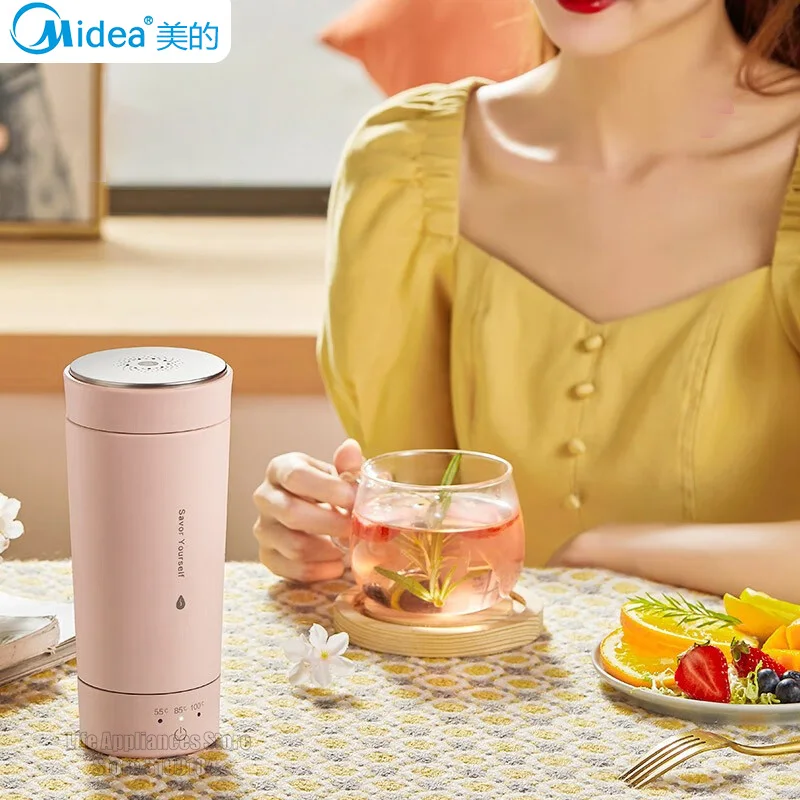 

Midea Portable Electric Kettle 300ML Stainless Steel Thermos Cup Milk Conditioner Insulation Water Bottle For Travel Outdoor