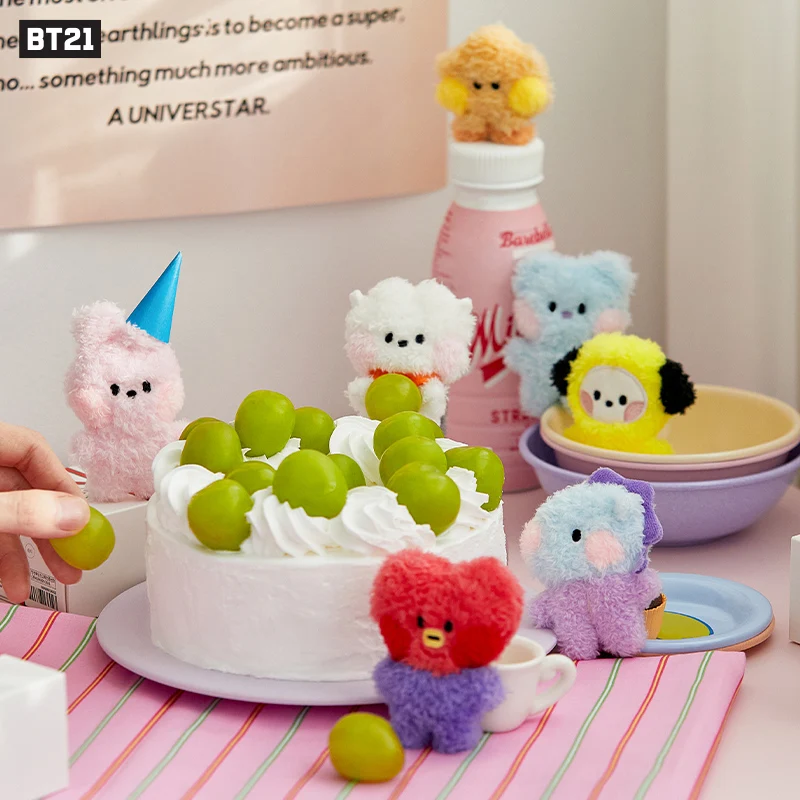 

Kawaii BT21 Anime Hobby Tata Rj Chimmy Cooky Shooky Mang Koya Minini Series мультяшная мини плюшевая кукла