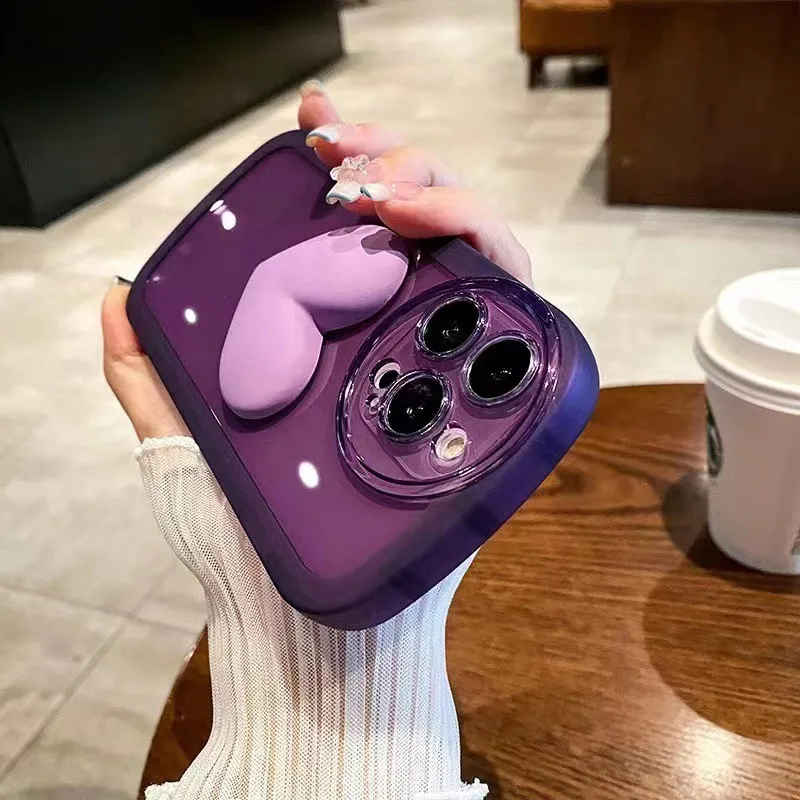 Мягкий силиконовый 3D-чехол с сердечками для Samsung A53 A73 A13 A23 A32 A22 A11 A20 A30 A50 A52 A72 A51, гладкий Чехол