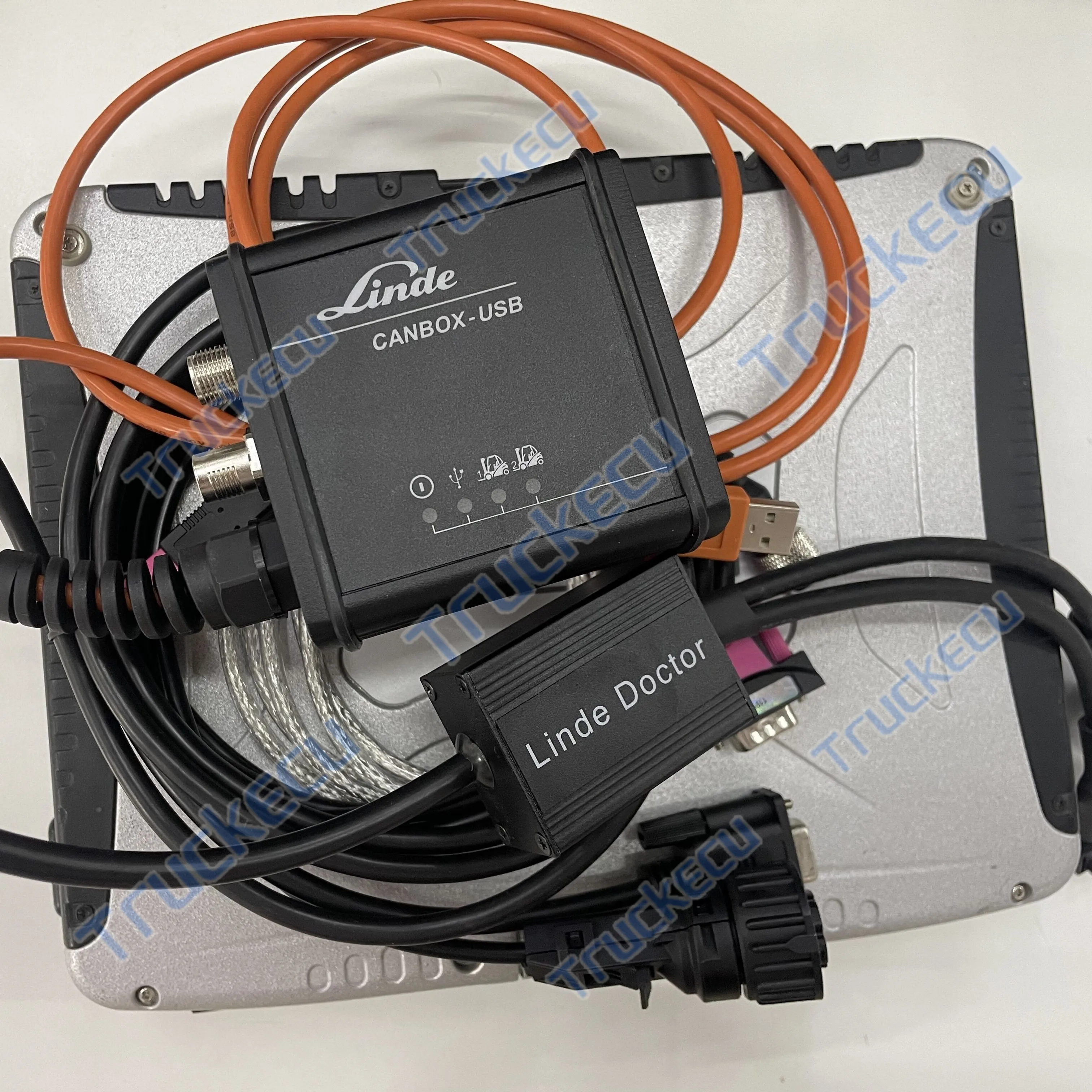 

CF19 laptop for LINDE BT 2 forklift truck diagnostic LIdos Doctor Diagnostic Cable 3003652503 CANBOX-BT 3903605114 pathfinder