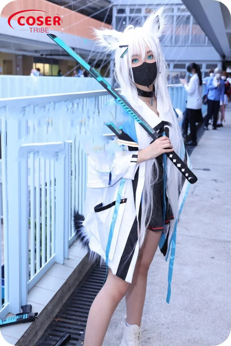 

COSER TRIBE Anime Game Azur Lane Shirakami Fubuki Halloween Carnival Role CosPlay Costume Complete Set