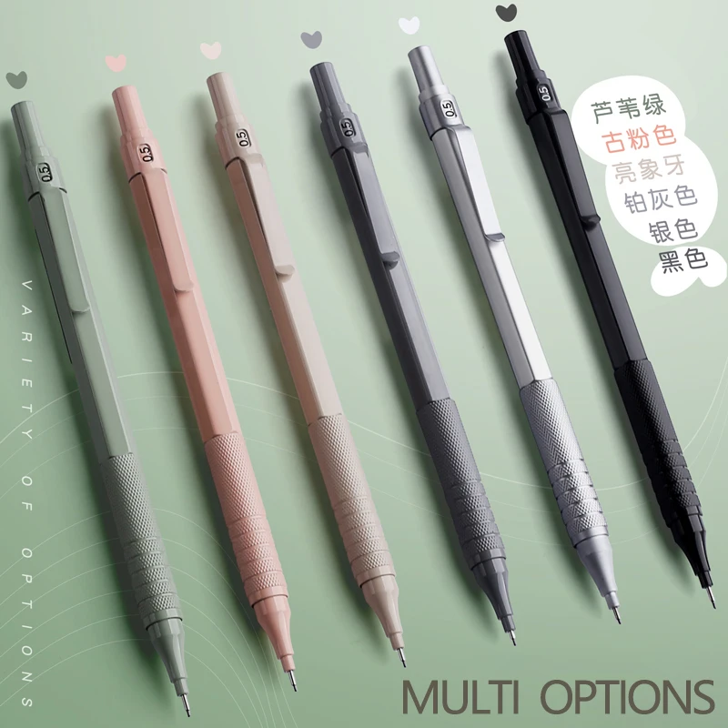 0.5mm/0.7mm Lead Refill Student Writing Stationery Automatic Pencils Office School Supplies