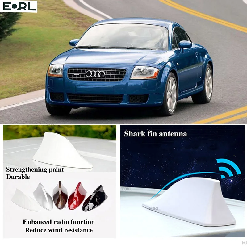 

For Audi TT Shark Fin Antenna FM Signal Super Aerials Amplifier Waterproof Signal Amplifier FM/AM Radio Aerials