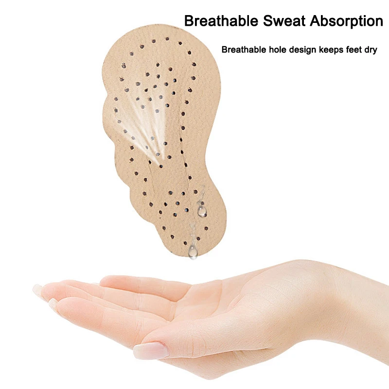 Non-slip Insoles for Women Shoes Stickers Leather Forefoot Pads for Sandals High Heels Insert Self-Adhesive Anti Slip Foot Pads
