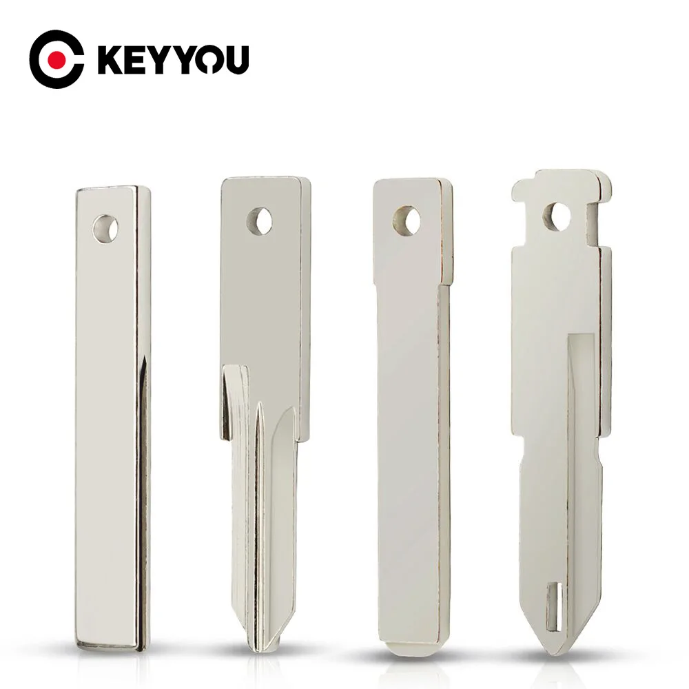 Фото KEYYOU 10X необработанный ключ для Renault, Nissan, Citroen, Peugeot, автомобильный пульт дистанционного управления, оригинальный ключ VAC102, VA2, HU83, NE72 №1